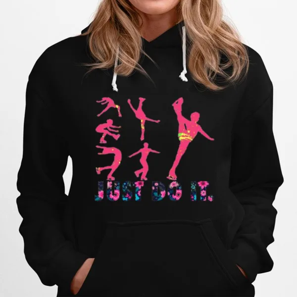 Skating Flowers Just Do It Unisex T-Shirt