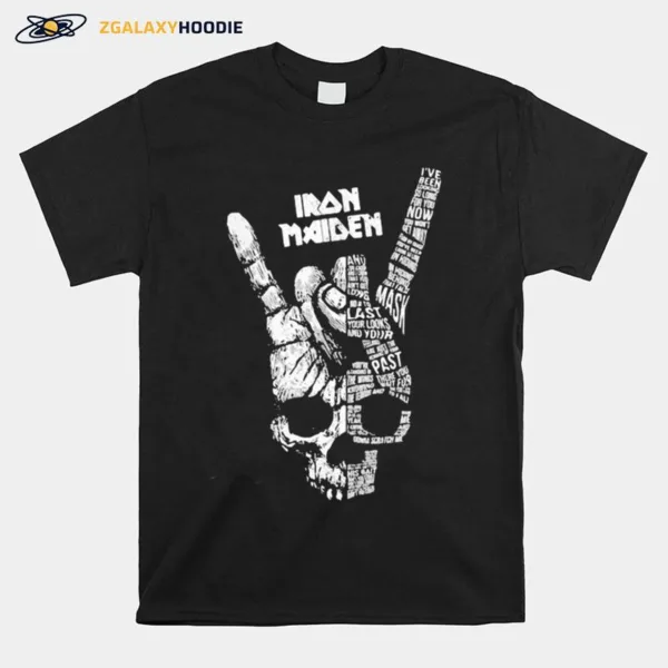 Skull Hand Iron Maiden Vintage Unisex T-Shirt