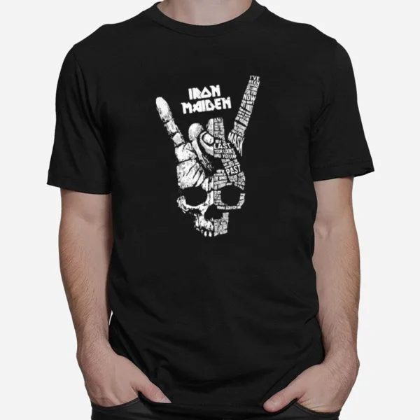 Skull Hand Iron Maiden Vintage Unisex T-Shirt