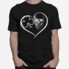 Skull Heart St Patricks Day Unisex T-Shirt