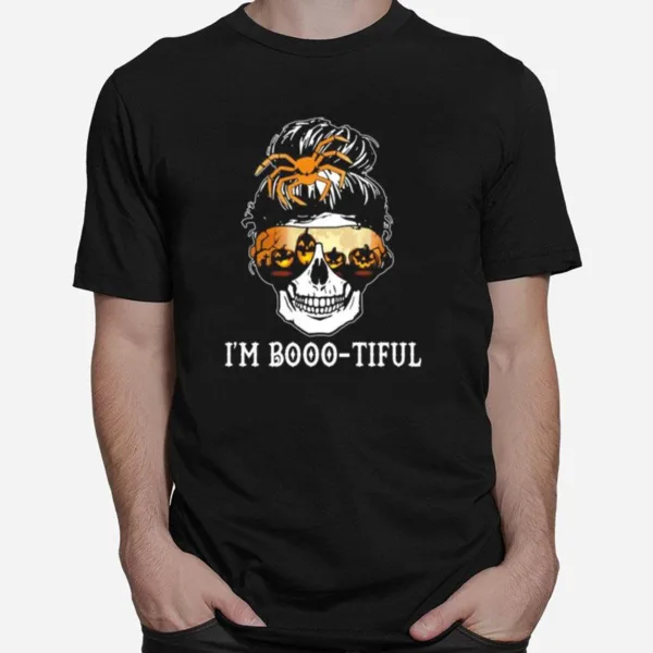 Skull I'M Booo Tiful Halloween Unisex T-Shirt