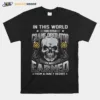 Skull In This World The Title Crane Operator Is Not Earned From A Fancy Degree Stars Unisex T-Shirt