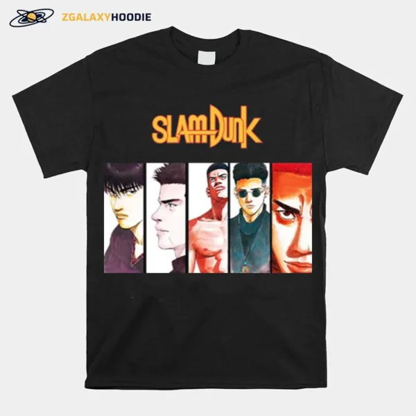 Slam Dunk Anime Manga Characters Unisex T-Shirt