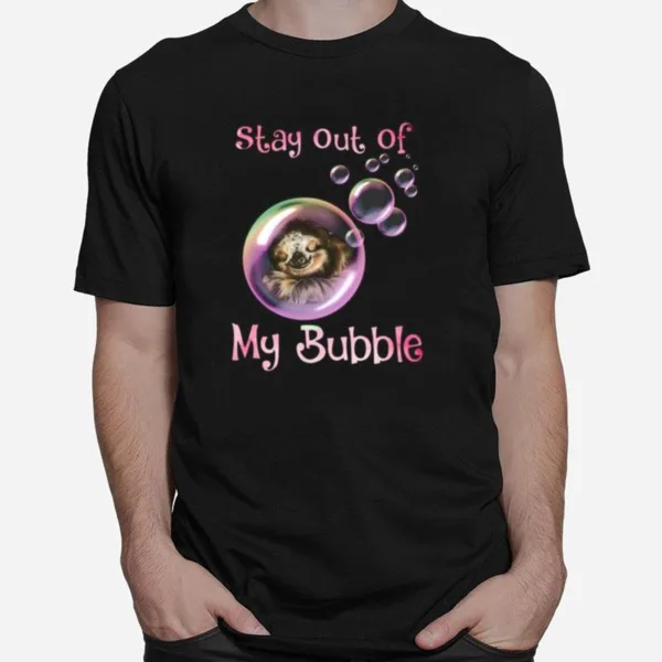 Sloth Sleeping Stay Out Of My Bubble Covid 19 Unisex T-Shirt