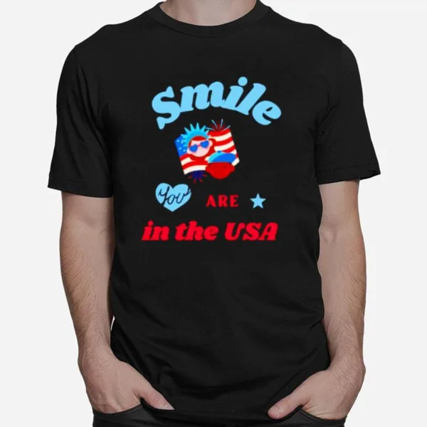 Smile You Are In The Usa Unisex T-Shirt