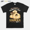 Snake Handler Herpetologist Unisex T-Shirt