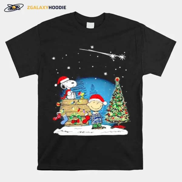 Snoopy And Charlie Brown Merry Christmas Unisex T-Shirt