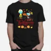 Snoopy Charlie Brown Quarantine Happy Thanksgiving Unisex T-Shirt