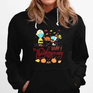 Snoopy Charlie Brown Quarantine Happy Thanksgiving Unisex T-Shirt