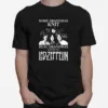 Some Grandmas Knit Real Grandmas Listen To Led Zeppelin Signatures Unisex T-Shirt