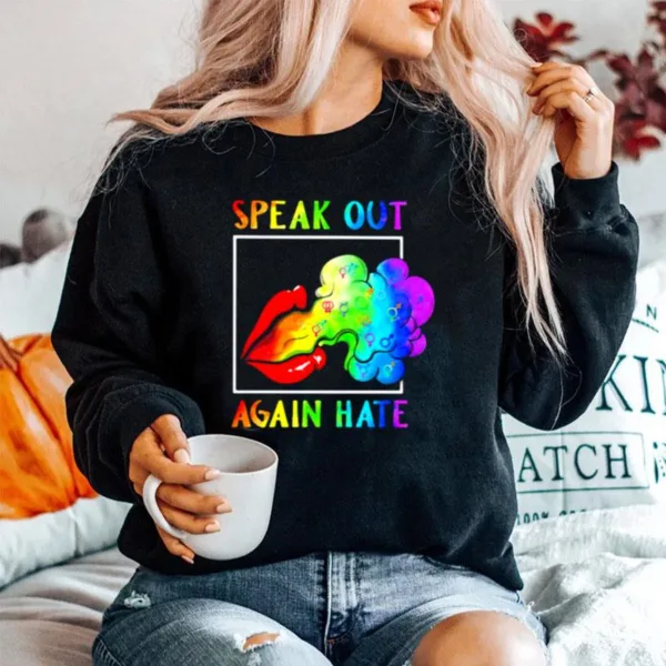 Speak Out Again Hate Mouth Lgbt Unisex T-Shirt