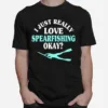 Spearfishing Spear Diving Hunting Water Spearfisherman Sport Unisex T-Shirt