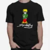 Spliffy Animated Art Cannabis Cigarette Unisex T-Shirt