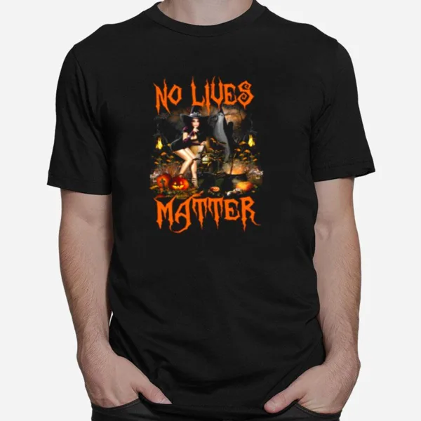 Spooky Season Halloween No Lives Matter Spooky Season Unisex T-Shirt