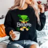 St Patricks Day Cute Believe Leprechaun Shamrock Unisex T-Shirt