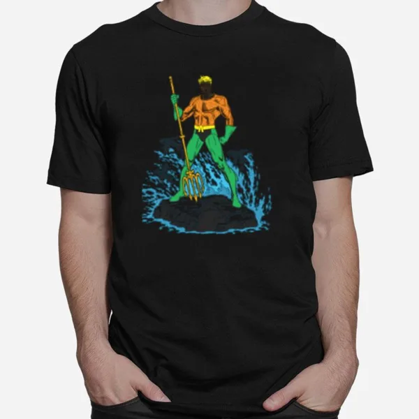 Stands With Pitchfork Aquaman Unisex T-Shirt