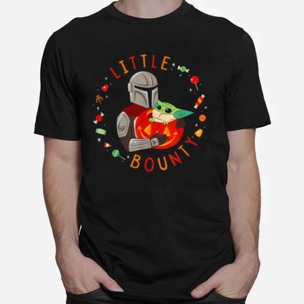 Star Wars The Mandalorian Grogu Little Bounty Star Wars Halloween Unisex T-Shirt