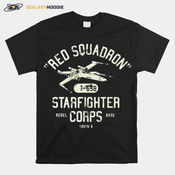 Stars Wing Red Squadron Starfighter Unisex T-Shirt