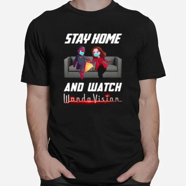 Stay Home And Watch Wandavision The Unusual Couple Unisex T-Shirt