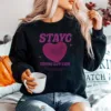 Stayc? Young Luv Pink Hear Unisex T-Shirt