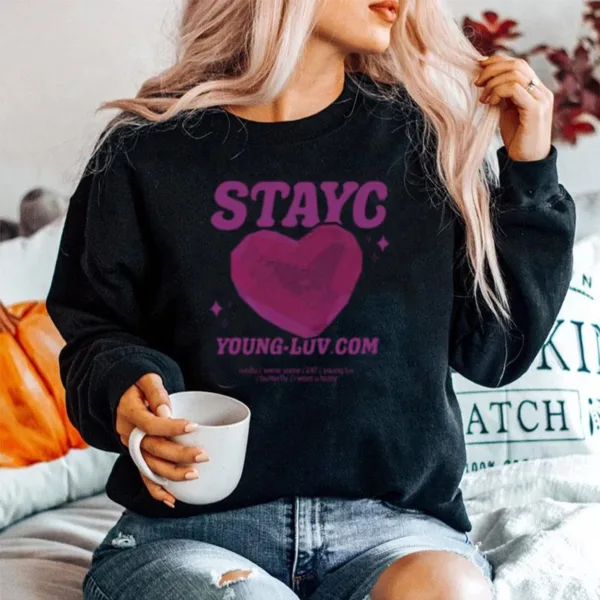 Stayc? Young Luv Pink Hear Unisex T-Shirt