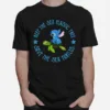 Stitch On The Turtle Keep The Sea Plastic Free Save The Sea Turtles Unisex T-Shirt