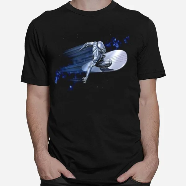 Strong Character Silver Surfer Marvel Comic Unisex T-Shirt