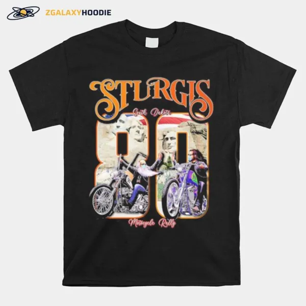 Sturgis South Dakota 80 Motorcycle Rally Unisex T-Shirt