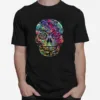 Sugar Skull Watercolor Day Of The Dead Dia De Muertos Unisex T-Shirt