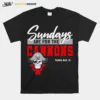 Sundays Are For The Cannons Tampa Bay Fl Unisex T-Shirt