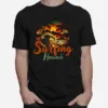 Sunset On The Beach Vintage Hawaii Surfing Label Unisex T-Shirt