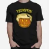 T Pumpkin And Bat Halloween Trumpkin T Shir Unisex T-Shirt