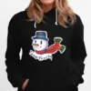Team Frosty Wearing Scarf Before Go Out Christmas Unisex T-Shirt