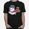 Team Frosty Wearing Scarf Before Go Out Christmas Unisex T-Shirt