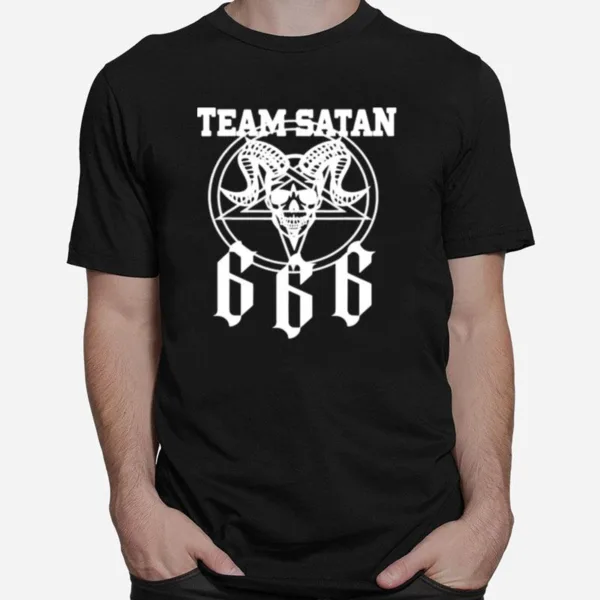 Team Satan Skull Stars Unisex T-Shirt