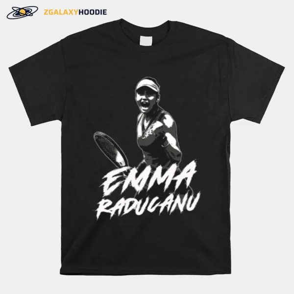 Tennis Player Emma Raducanu Vintage Unisex T-Shirt