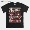 Texas A&M Aggie Vintage Football Square Home Of The 12Th Man Unisex T-Shirt