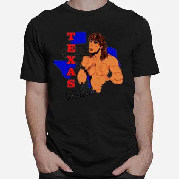 Texas Map Logo Tornado Kerry Von Erich Unisex T-Shirt