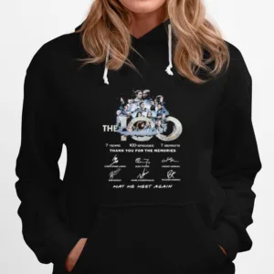 The 100 7 Years 100 Episodes 7 Seasons Thank You For The Memories May Be Meet Again Signatures Unisex T-Shirt