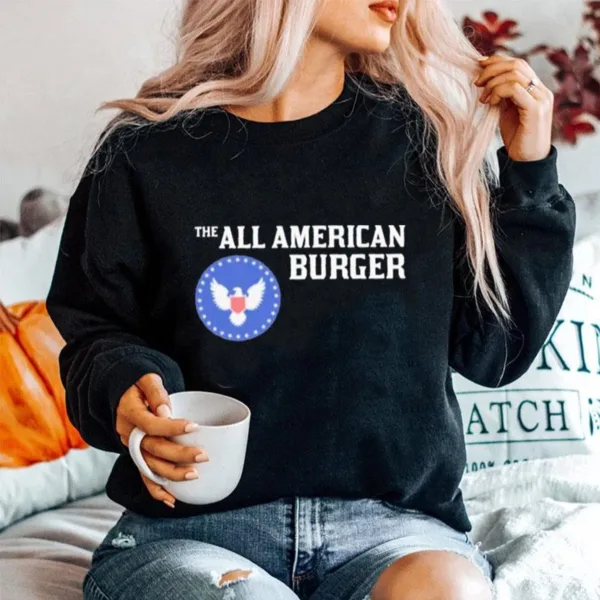 The All American Burger Fast With Unisex T-Shirt