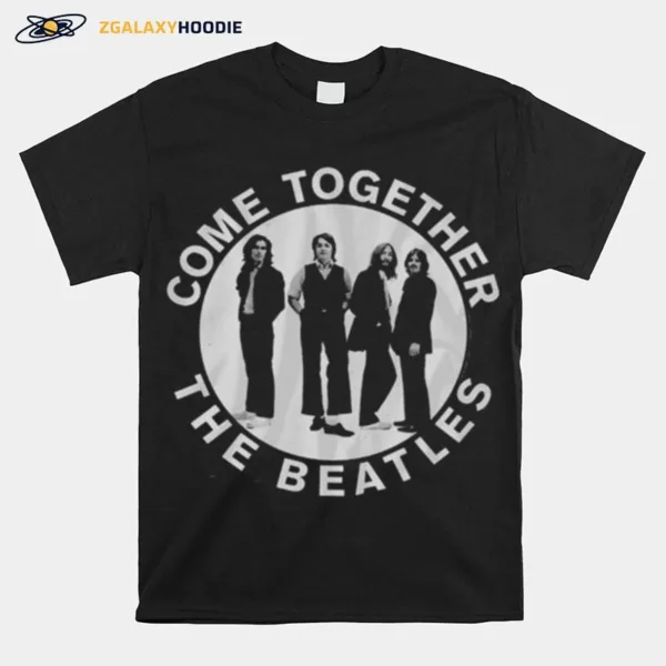 The Beatles Come Together Circle Rock Band Unisex T-Shirt