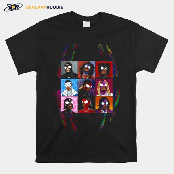 The Current Feature List For Metro Boomin Spider Man Across The Spider Verse Soundtrack Unisex T-Shirt
