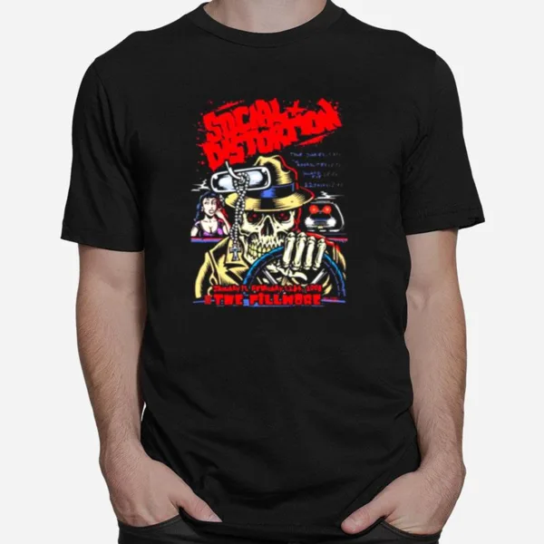 The Fillmore Social Distortion Artwork Unisex T-Shirt