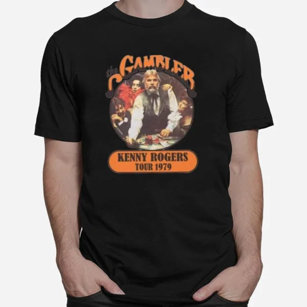 The Gambler Film Movie Kenny Rogers Tour 1979 Actor Mark Wahlberg Jim Bennett Unisex T-Shirt