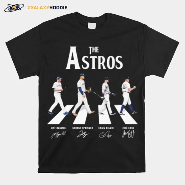 The Houston Astros Baseball Crossing The Line Signatures Unisex T-Shirt