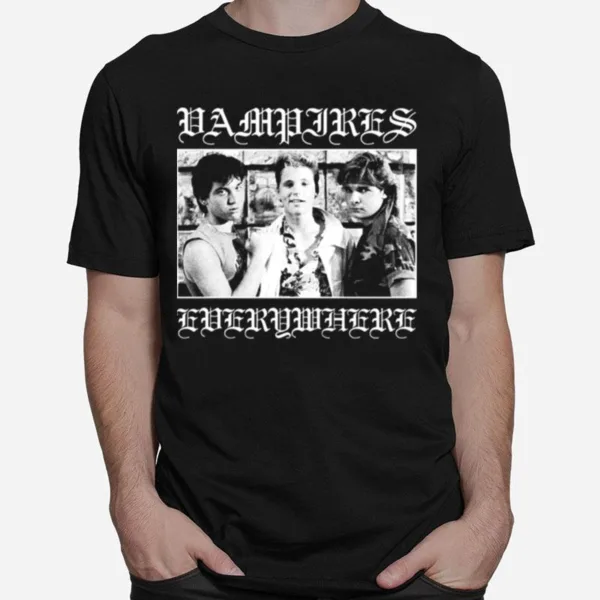 The Lost Boys Vampires Everywhere Black Metal Parody Unisex T-Shirt