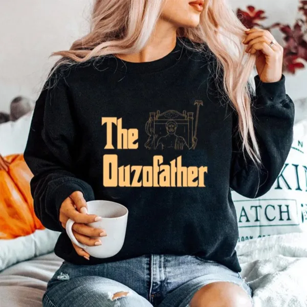 The Ouzofather Ouzo Greek Food And Drink History Joke Unisex T-Shirt