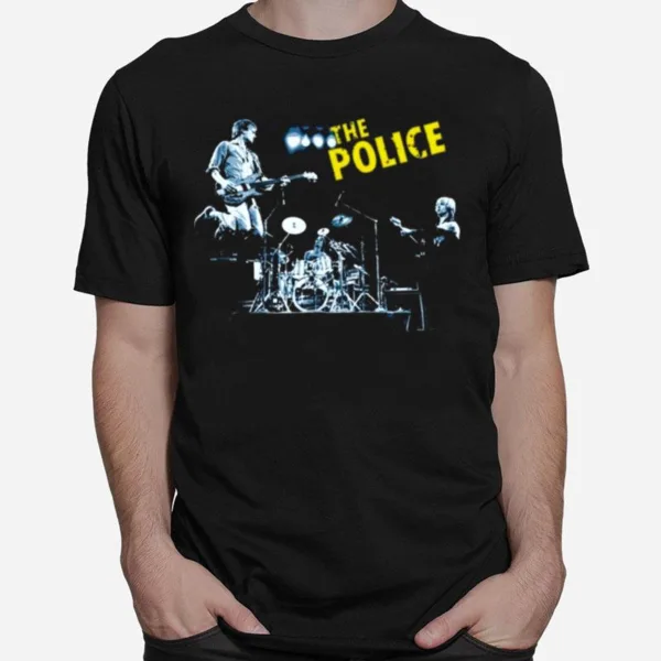 The Police Live In Concert Sting Rock Unisex T-Shirt