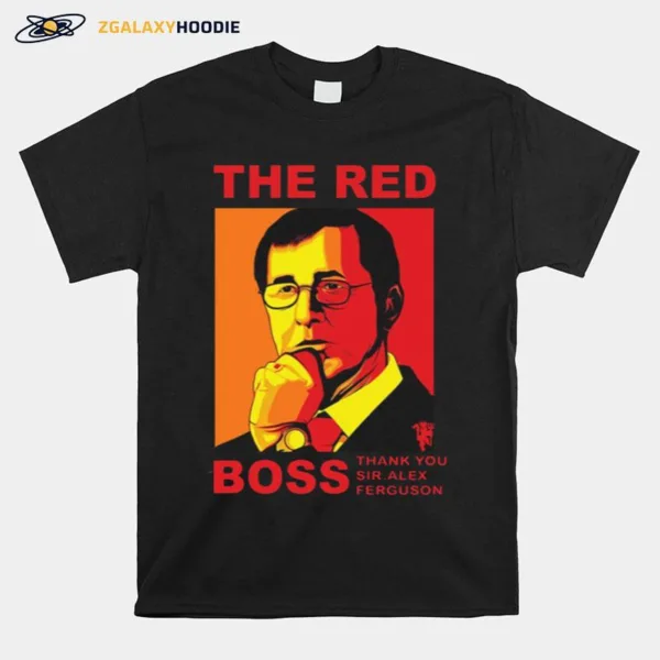 The Red Boss Sir Alex Ferguson Unisex T-Shirt