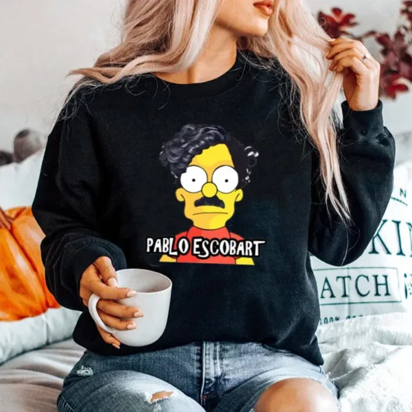 The Simpsons Funny Face Pablo Escobar Narcos Unisex T-Shirt